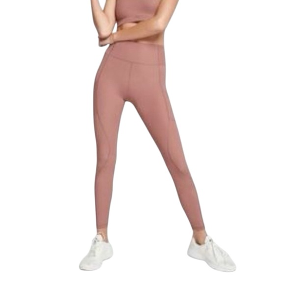 G Label by Goop G Sport Seamed Legging XS in Desert Rose - Picture 1 of 7